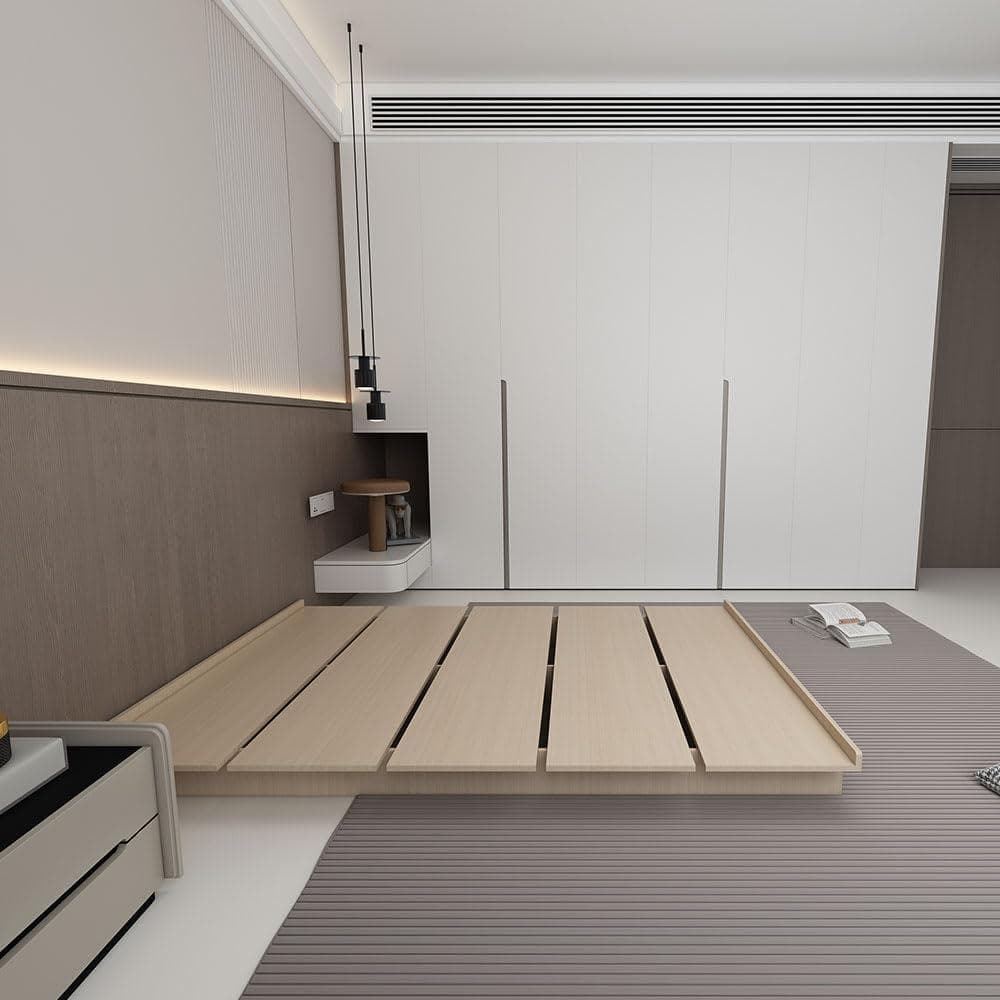 KUGG シングルベッドフレーム 木目 100×195cm 新品未使用