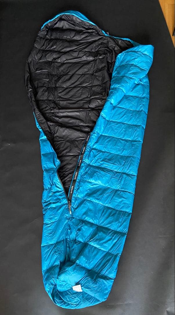 ［中古］QEZER ダウンシュラフ 600FP春夏秋 2個セットブラック ブルー
