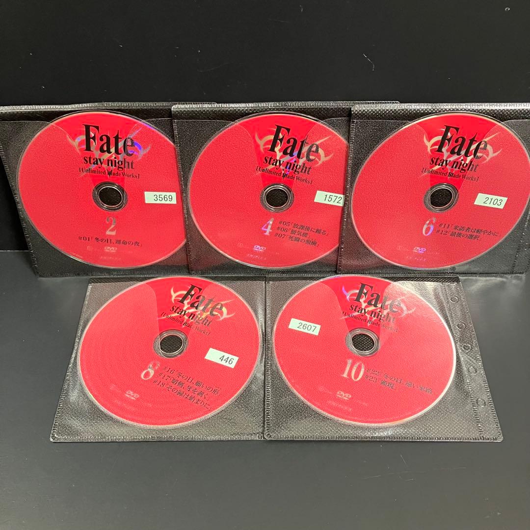 Fate stay night UBW レンタルDVD アニメ 全巻完結セット