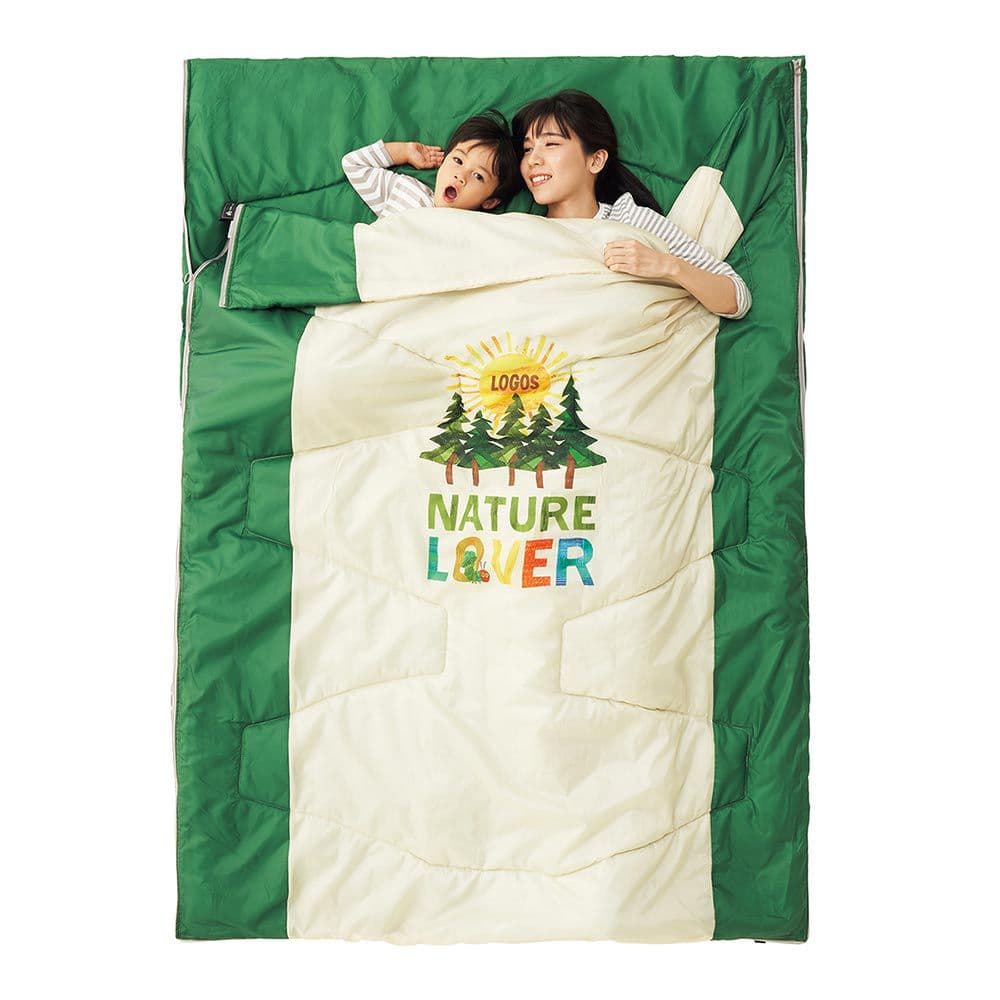 ロゴス LOGOS はらぺこあおむし 添い寝シュラフ・２ 寝袋 親子用