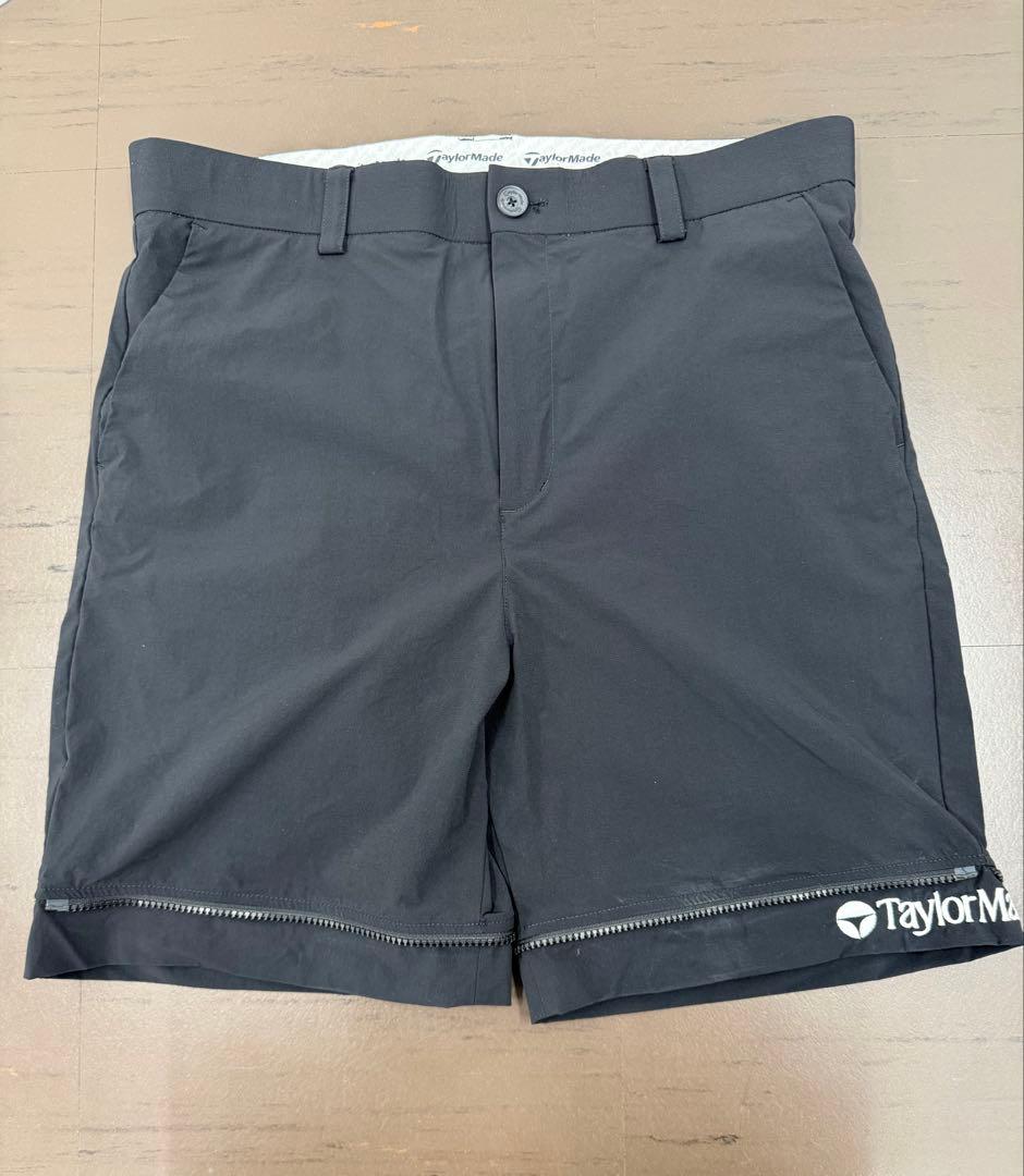 【人気完売】テーラーメイド クラシックロゴ コンバーチブルパンツ 黒 XL