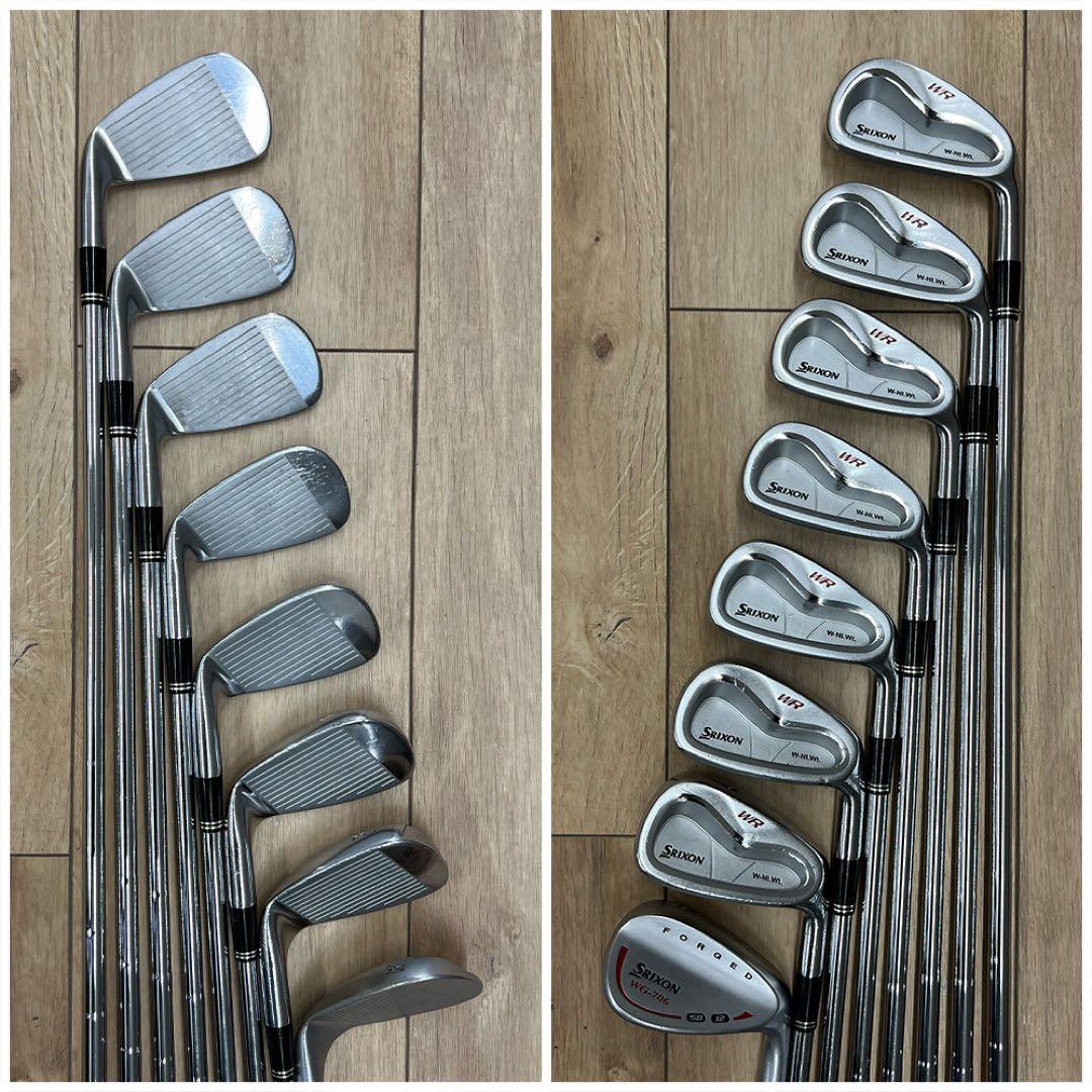 ゴルフクラブ メンズ セット スリクソン SRIXON 初心者 フルセット 中古