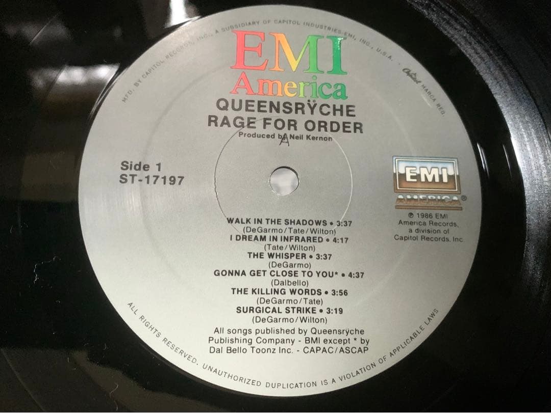 QUEENSRŸCHE - Rage for Order