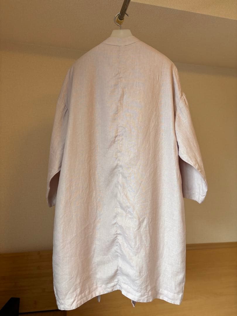 【再値下げしました！】HAU ハウ coat puff リネンローブコート