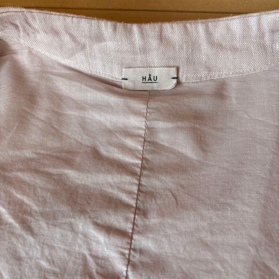 【再値下げしました！】HAU ハウ coat puff リネンローブコート
