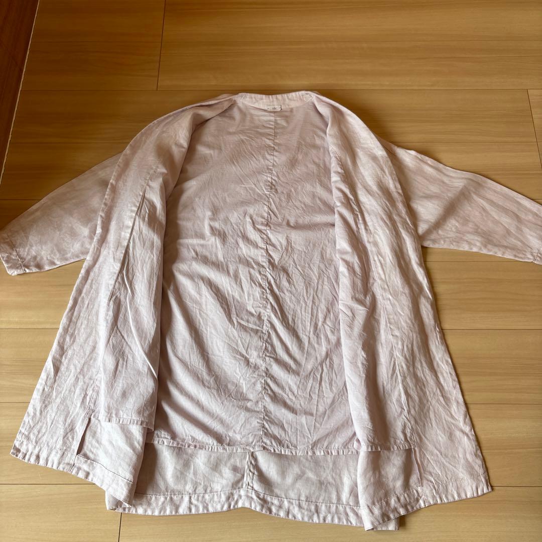 【再値下げしました！】HAU ハウ coat puff リネンローブコート