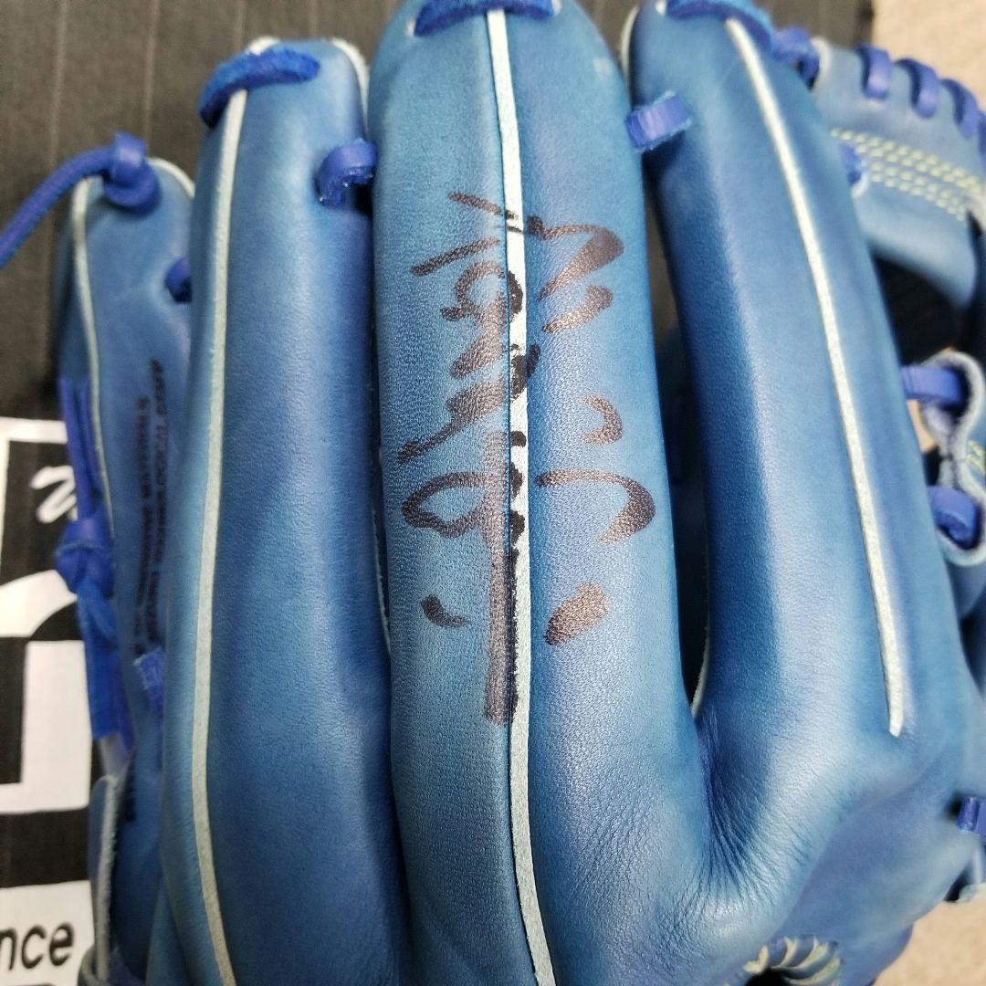 ミズノ赤カップグローブ、高田モデル