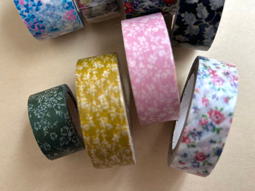 レア花柄マスキングテープ　リバティ　カモ井　倉敷意匠　マークス MARK‘s廃盤