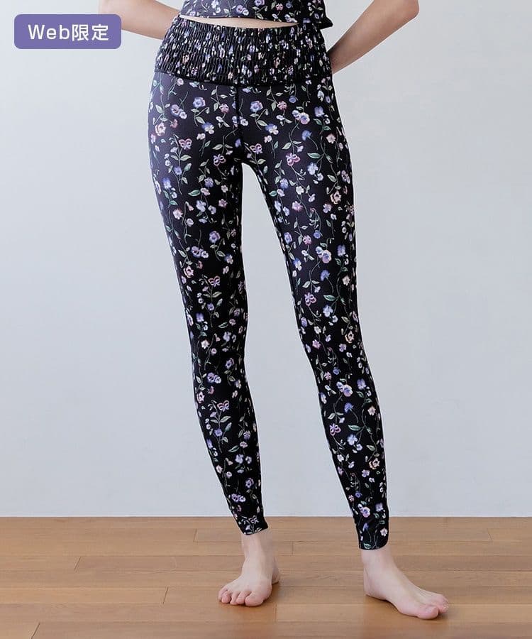 【SUKALA】スプリングフラワー　キャミソールとレギンス　上下セット　Lサイズ