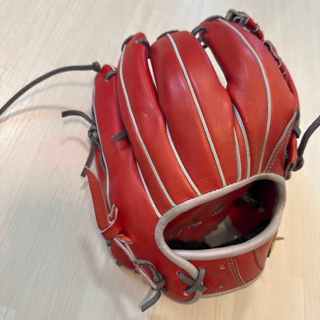 =*=様 アトムズ　軟式グローブ　レッド