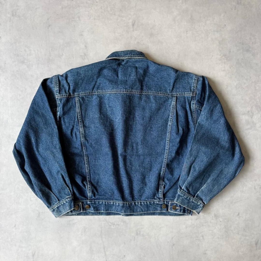 90s LINSON ヴィンテージ デニムジャケット 濃紺 Lサイズ