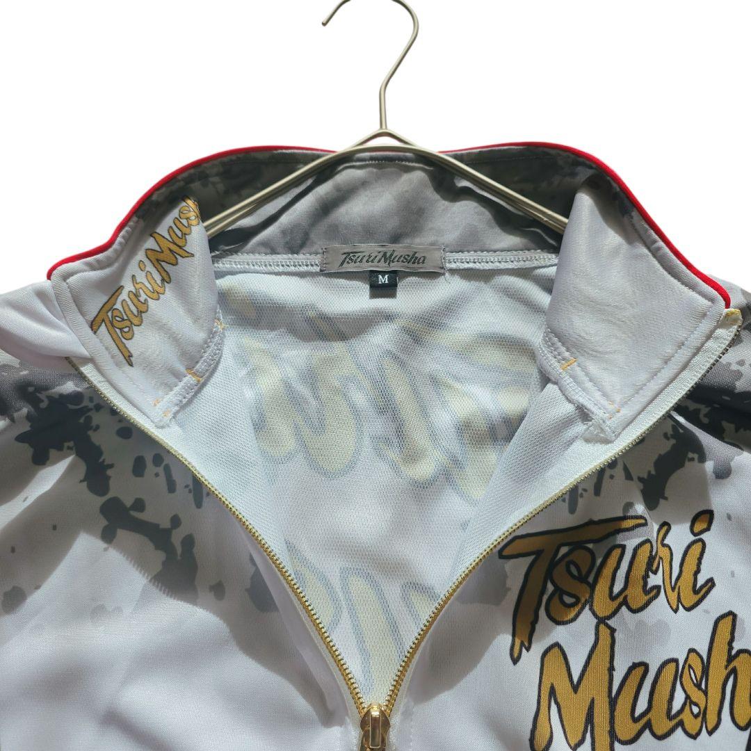 【人気】釣武者 ハーフジップ 釣り アウトドア ウェア M