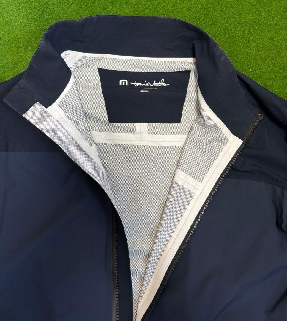 定価15000円 トラビスマシュー　撥水ジャケット　メンズMサイズ　ネイビー