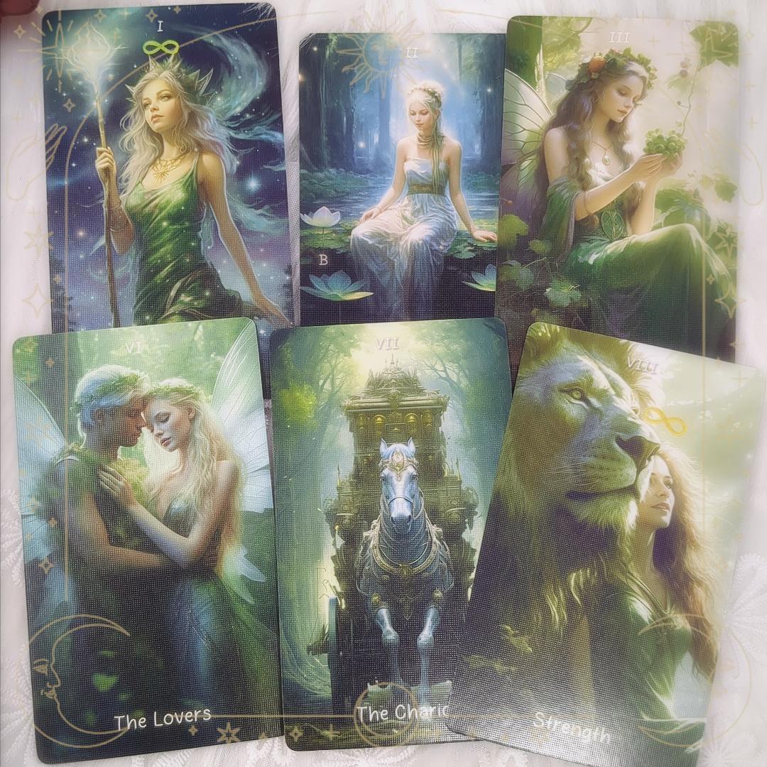 人気メーカー新作✨心が洗われるような美麗イラスト✨森の精霊たちのタロットカード
