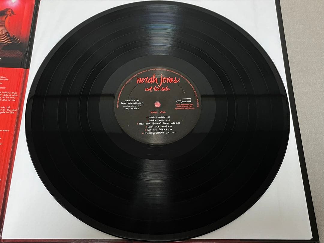 US盤 LP Norah Jones not too late アナログ盤