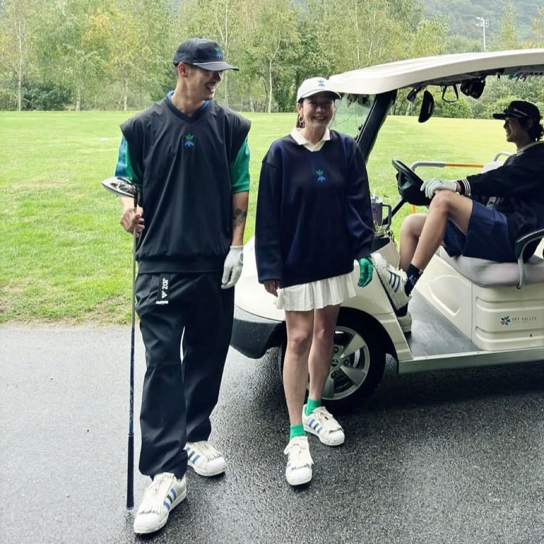 アディダス ゴルフ ローリング リンクス 79 チノ パンツ 黒 ウェア