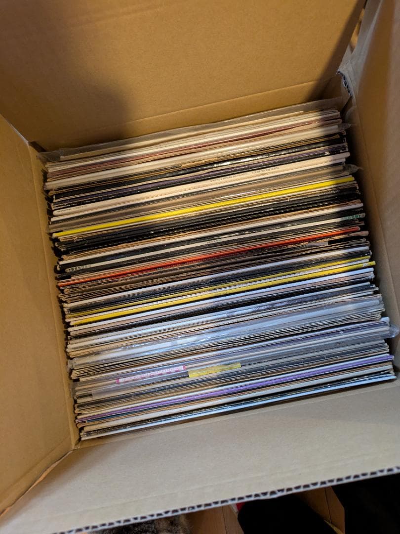 レコードまとめ売り　1箱約80枚　ハウス系