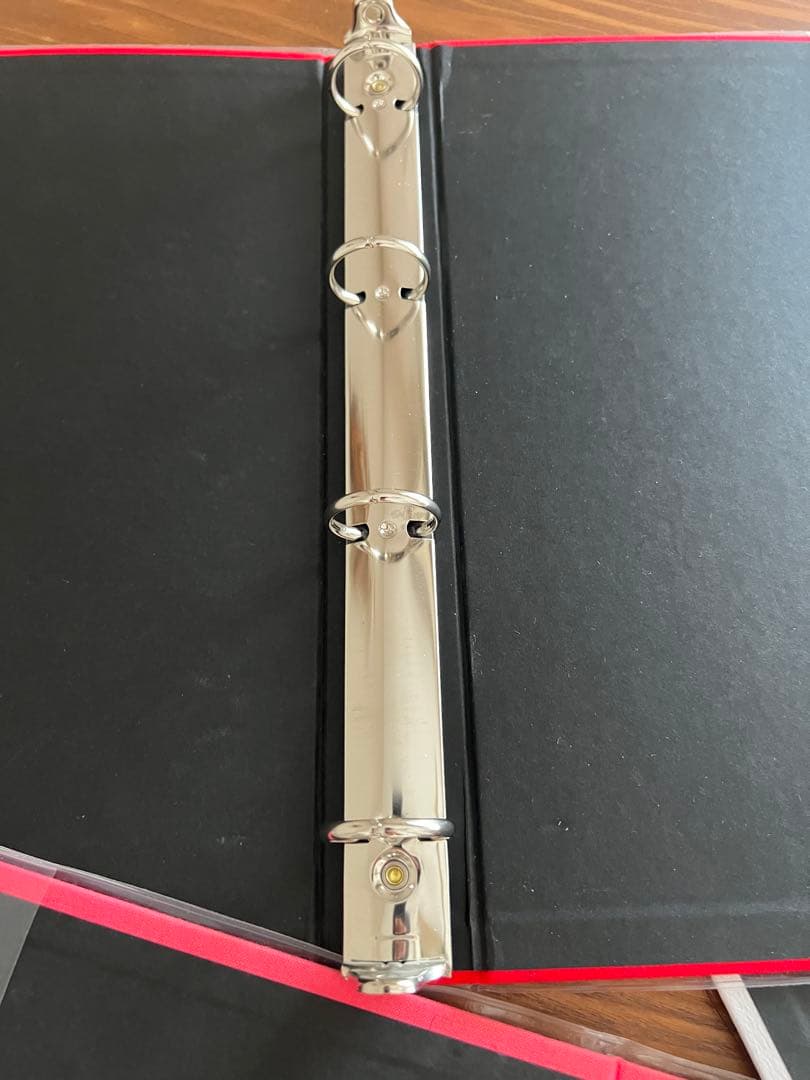 リング式アルバム A4サイズ ピンク・レッド・シルバーの3セット