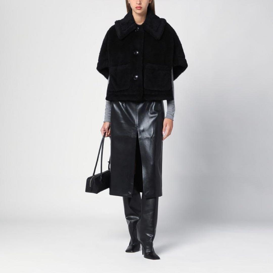 maxmara マックスマーラ　テディベア　ポンチョコート　NEWTERZO