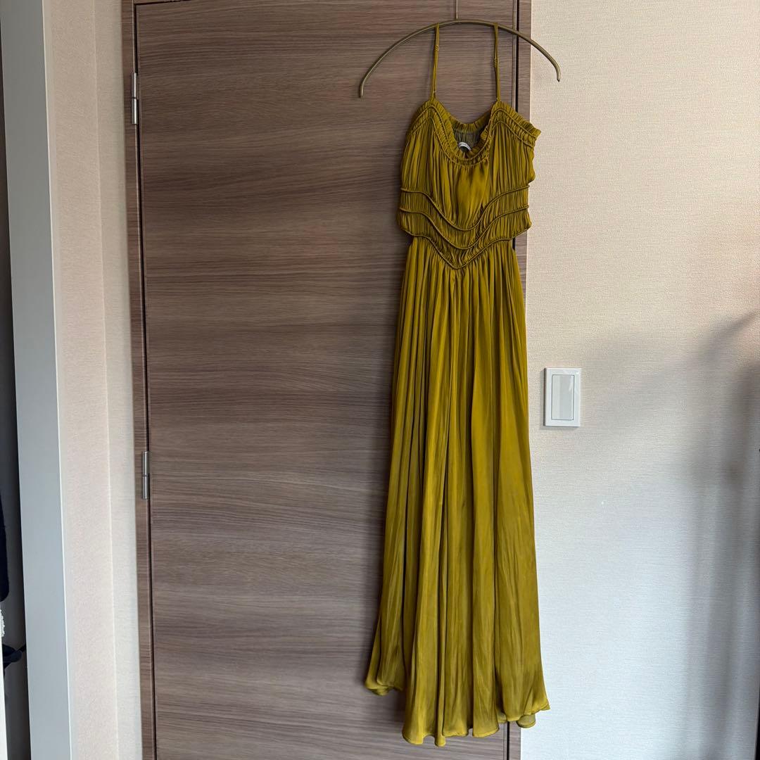 ワンピース Estella.K Julia Satin Long Dress Canola