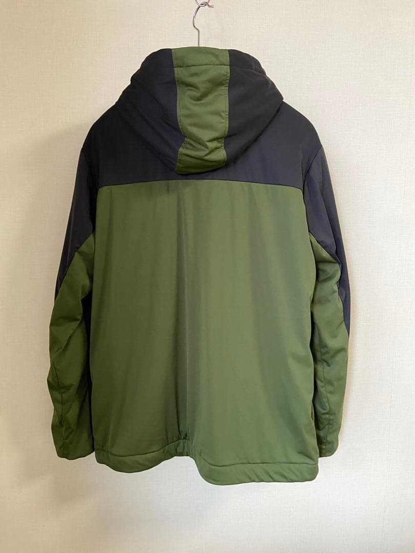 キャロウェイ ふんわり裏地 フルジップフーディ M ストレッチ防風撥水カーキ