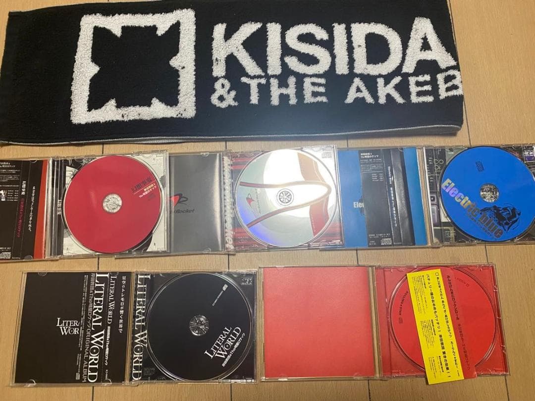 岸田教団&the明星ロケッツ 同人CD、ライブタオルまとめ売り　サイン有
