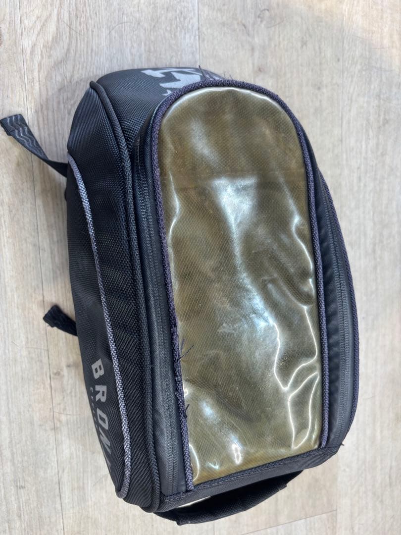 BRONX サイクリングバッグ 透明ポケット付き