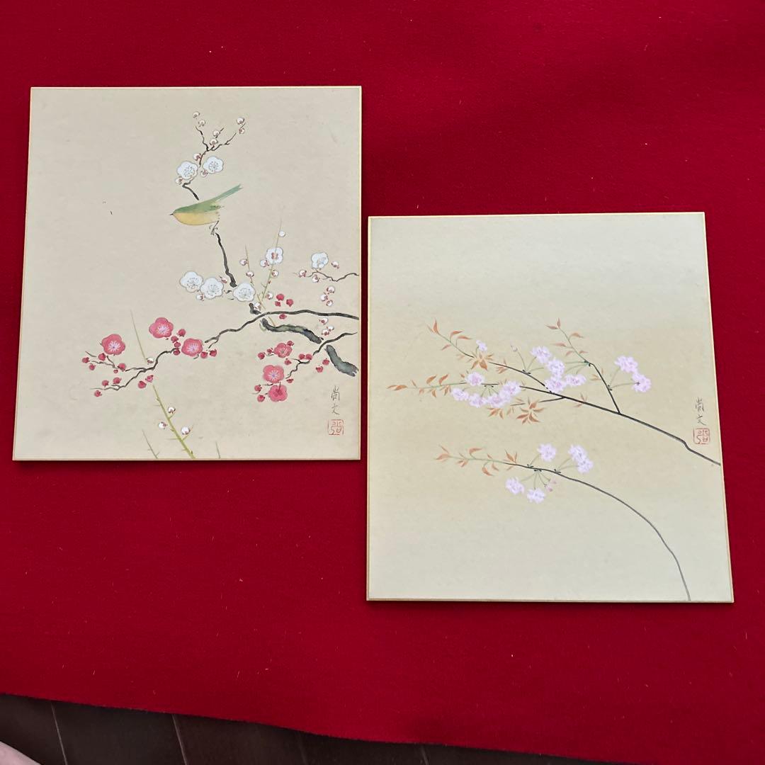 色紙掛軸&色紙セット