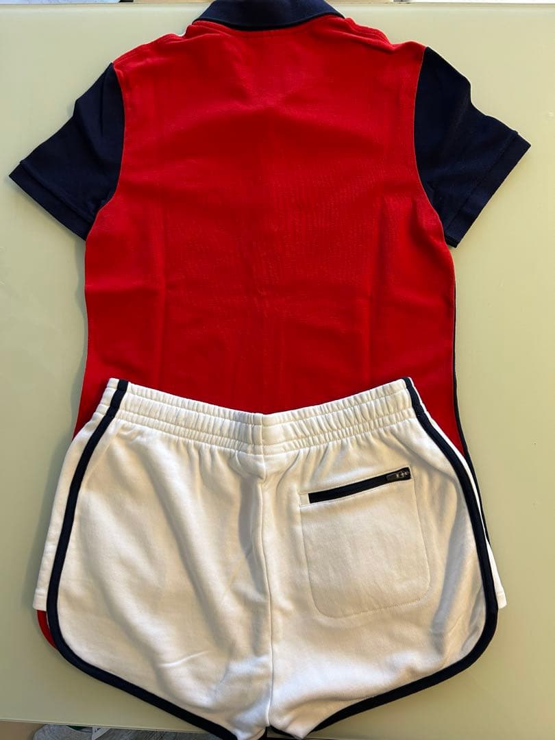 【最終価格】ラコステ　テニス　ポロシャツ　トリコロールカラー