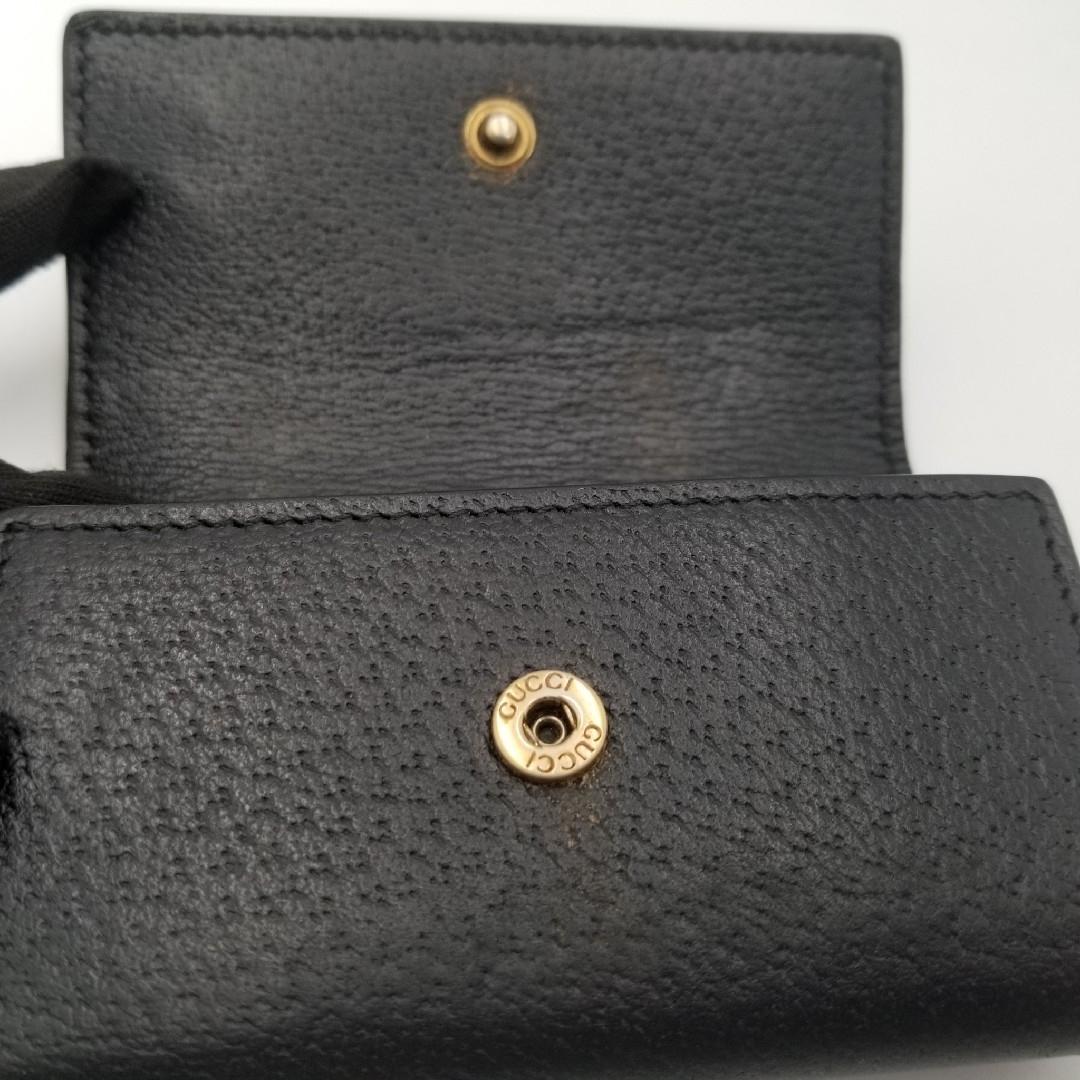 美品 GUCCI グッチ キーケース マーモント GGロゴ 6連 レザー