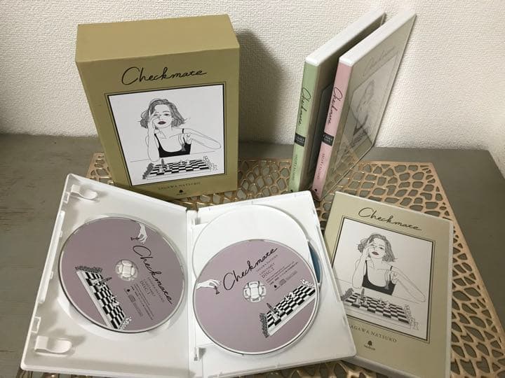 値下げ佐川奈津子CheckmateチェックメイトCD & DVD全4巻フルセット