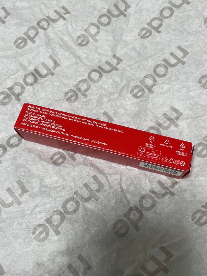 リップグロス rhodePEPTIDE LIPTREATMENTstrawberryglaze