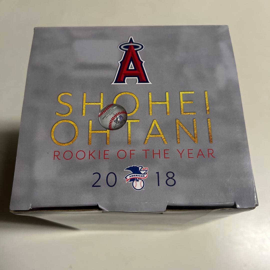 【球場限定】非売品/大谷翔平選手2018ルーキーオブザイヤーボブルヘッドおまけ付