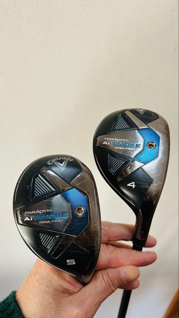 キャロウェイパラダイムAiスモークMAXFAST 5H.4H.SRシャフト￼