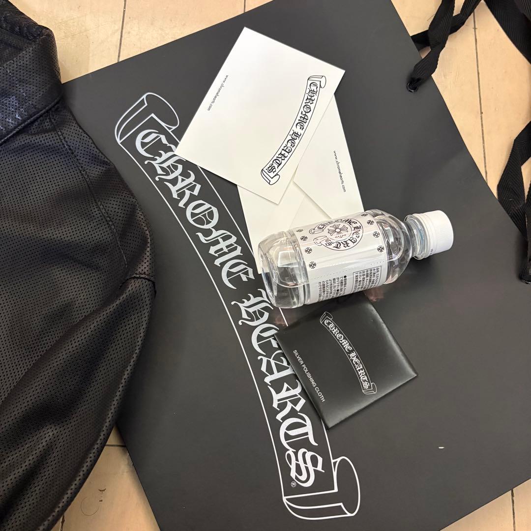 クロムハーツ レザー　シャツ　パンチングタイプ　希少のLサイズタグ　売り切り