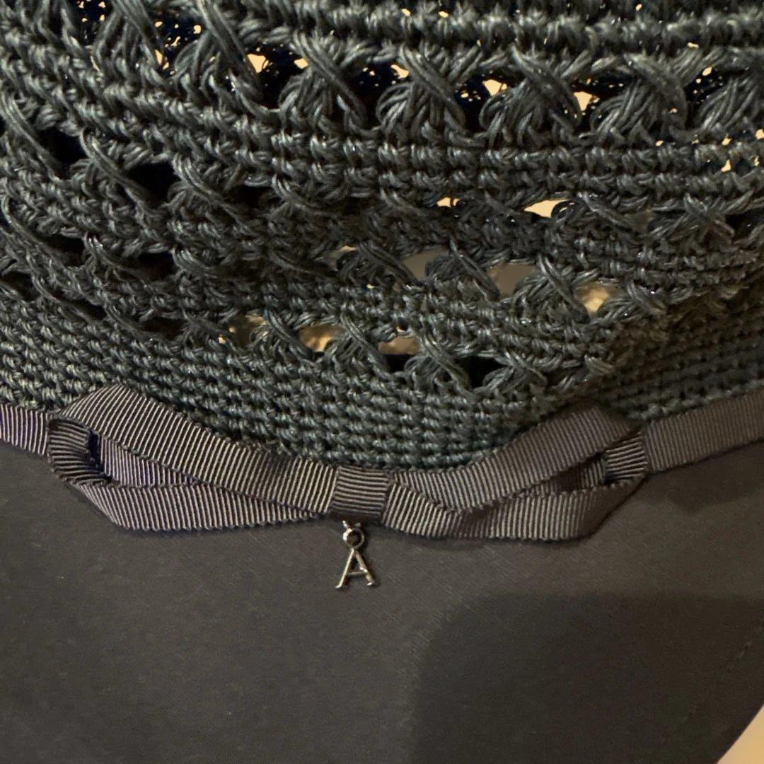 ぽ*マ様 アンテプリマ◎美品 つば広 麦わら 帽子