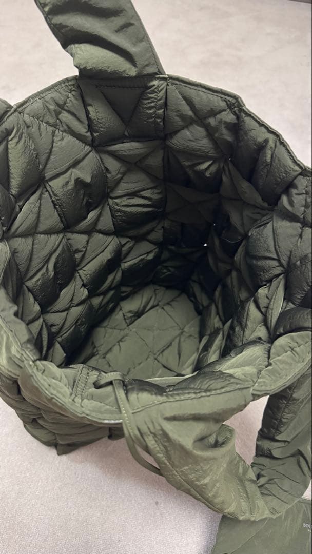 ボッテガヴェネタ　ザ パデッドトート カーキ