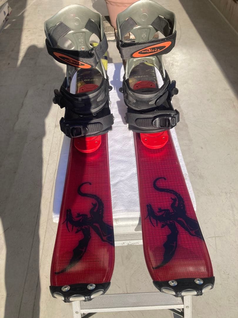 ショート(ファン)スキー　スノーボードブーツ用SALOMON× SALOMON赤