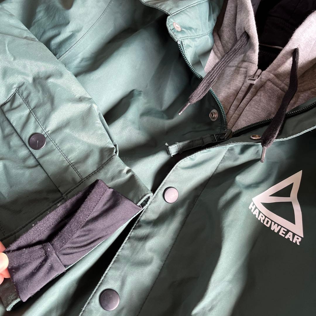 値下げ！スノボウェア スキーウェア HARDWEAR グリーンジャケット
