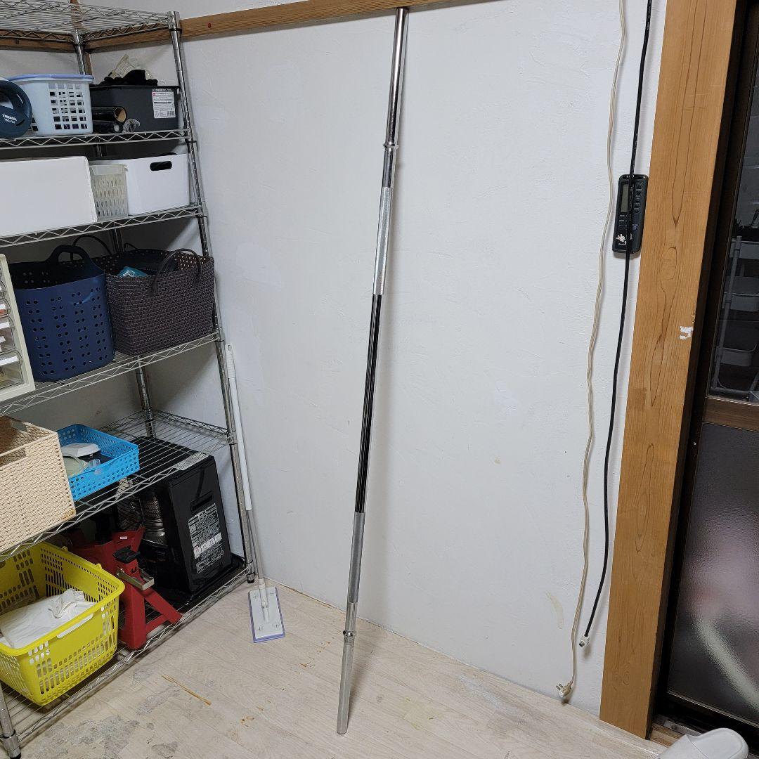 IROTEC レギュラーバーベルシャフト 180 ワイドグリップ カラー2個付き