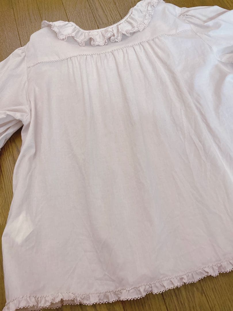 PINK HOUSE 綿ローン ブラウス ピンク