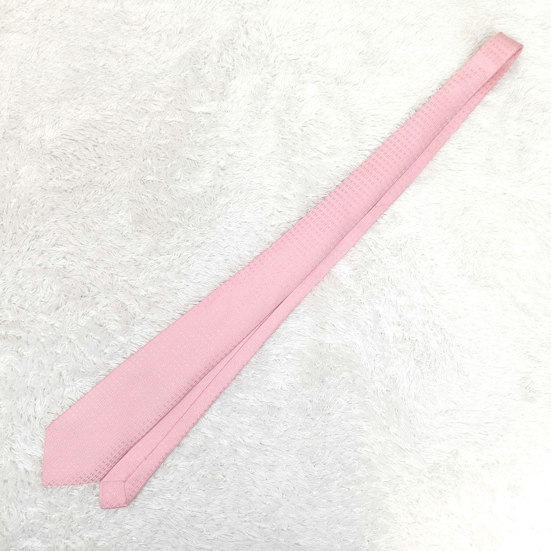 ✨️美品✨️ HERMES エルメス ファソネ ネクタイ シルク ピンク H柄