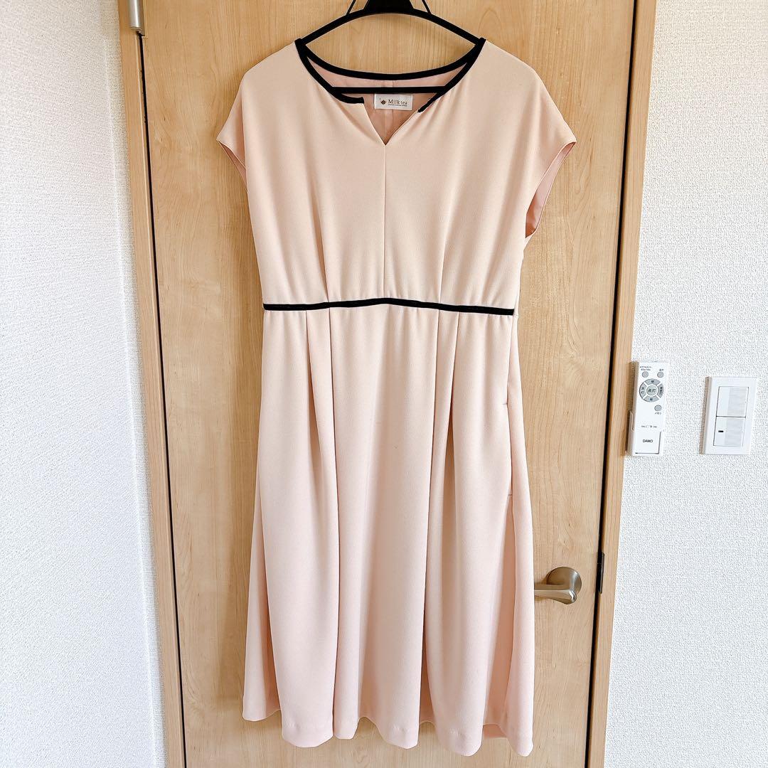 Milktea 授乳服＆マタニティ　授乳ワンピース　スーツ　卒園式　卒業式