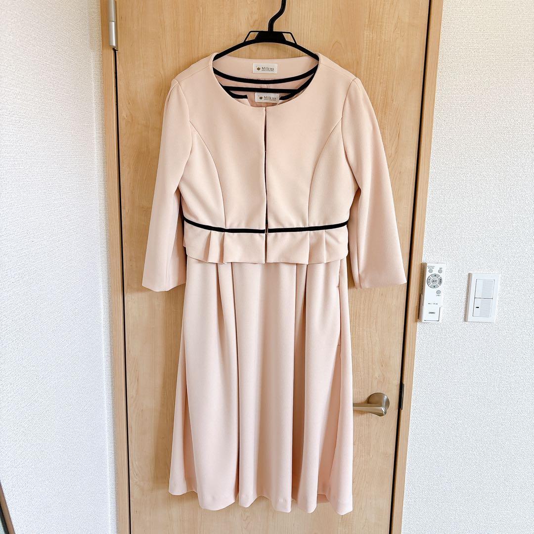 Milktea 授乳服＆マタニティ　授乳ワンピース　スーツ　卒園式　卒業式