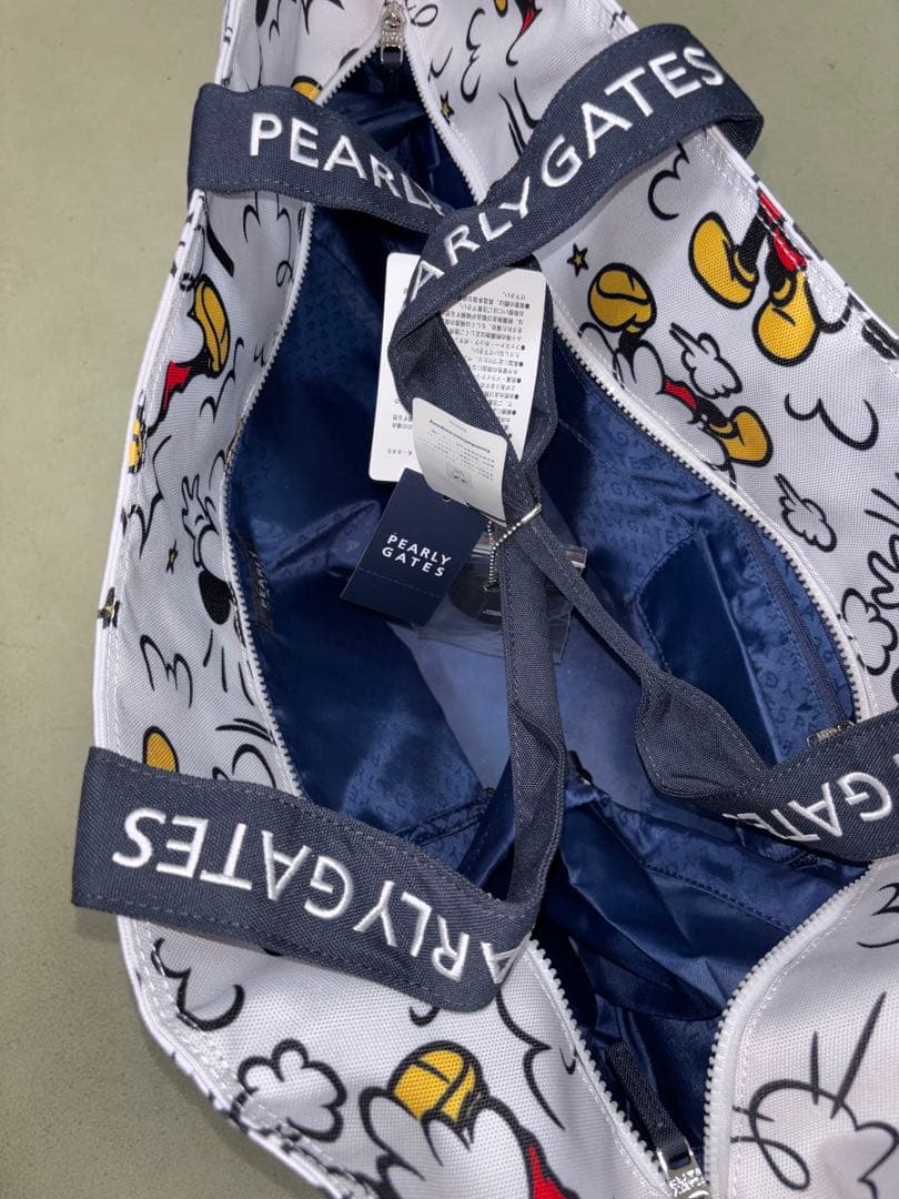 （新品）パーリーゲイツ、ミッキーマウス特別コレクション、ロッカーバッグ、完売品