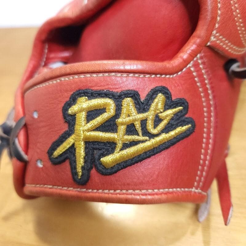 ラグデリオン 日本製 関ケ原発 小指二本入れ 良型 良品 外野用 硬式グローブ