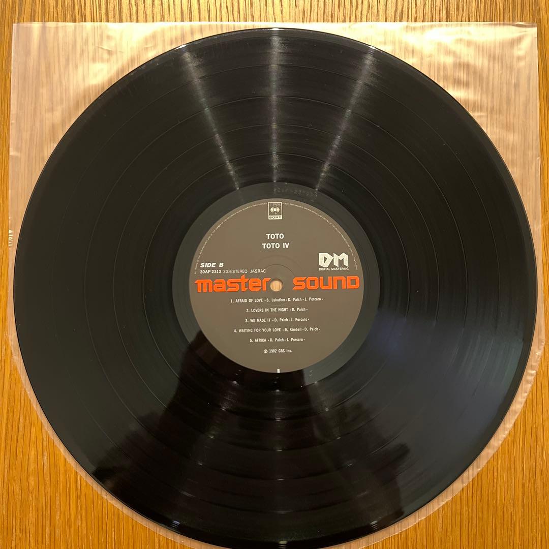 超美品！TOTO IV マスターサウンド レコード