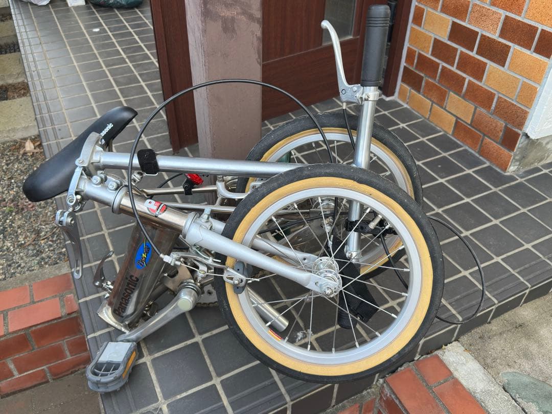 【中古】Panasonic Miyata 折りたたみ自転車