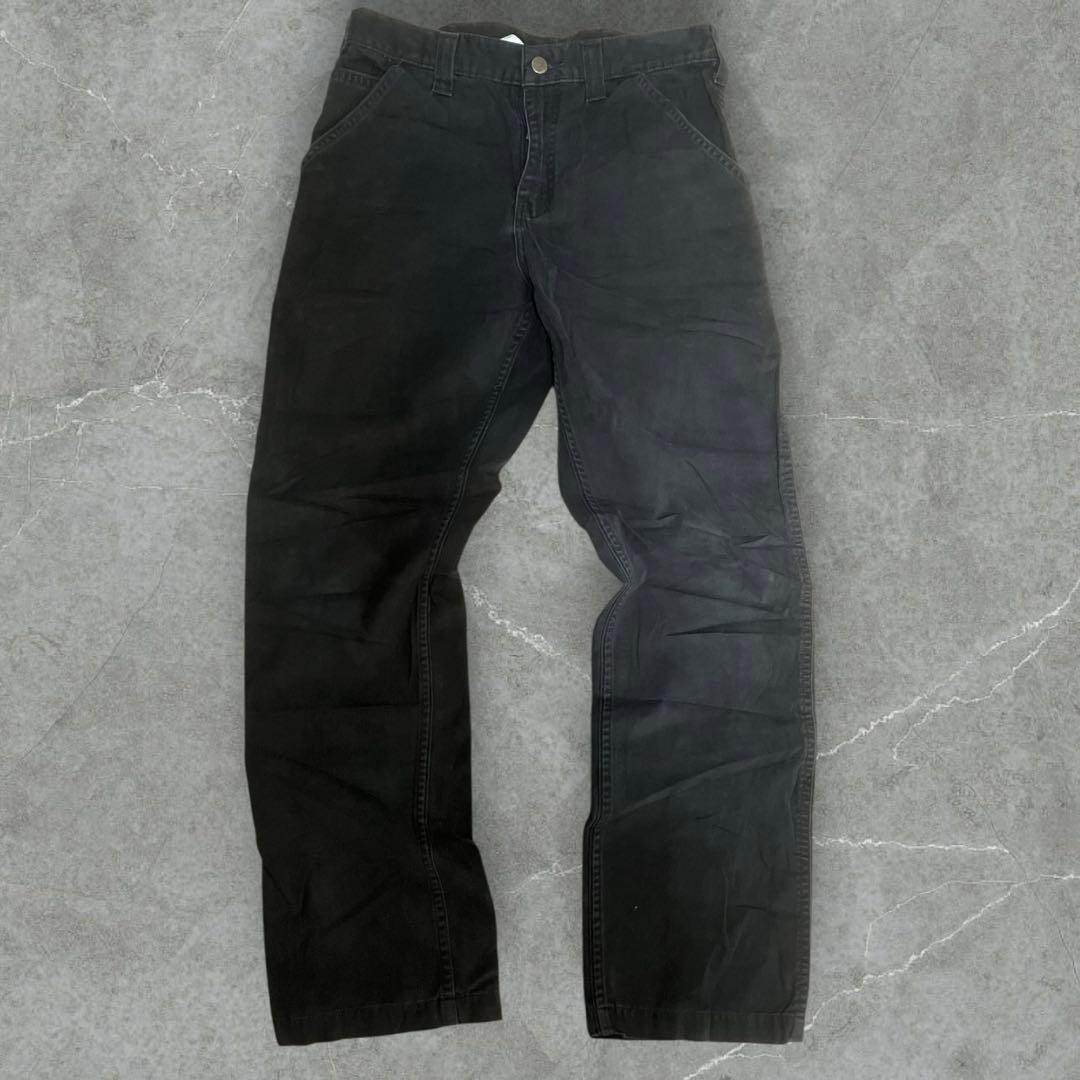 あ*様 carhartt ブラック　ツイル　ペインターパンツ　リラックスフィット