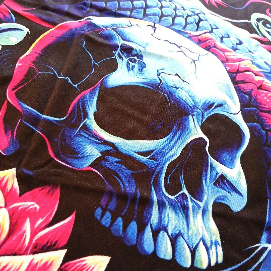 ✨新品✨STORM【日本サイズXL】ブラック　大きめドラゴン　ドクロ　ボウリング